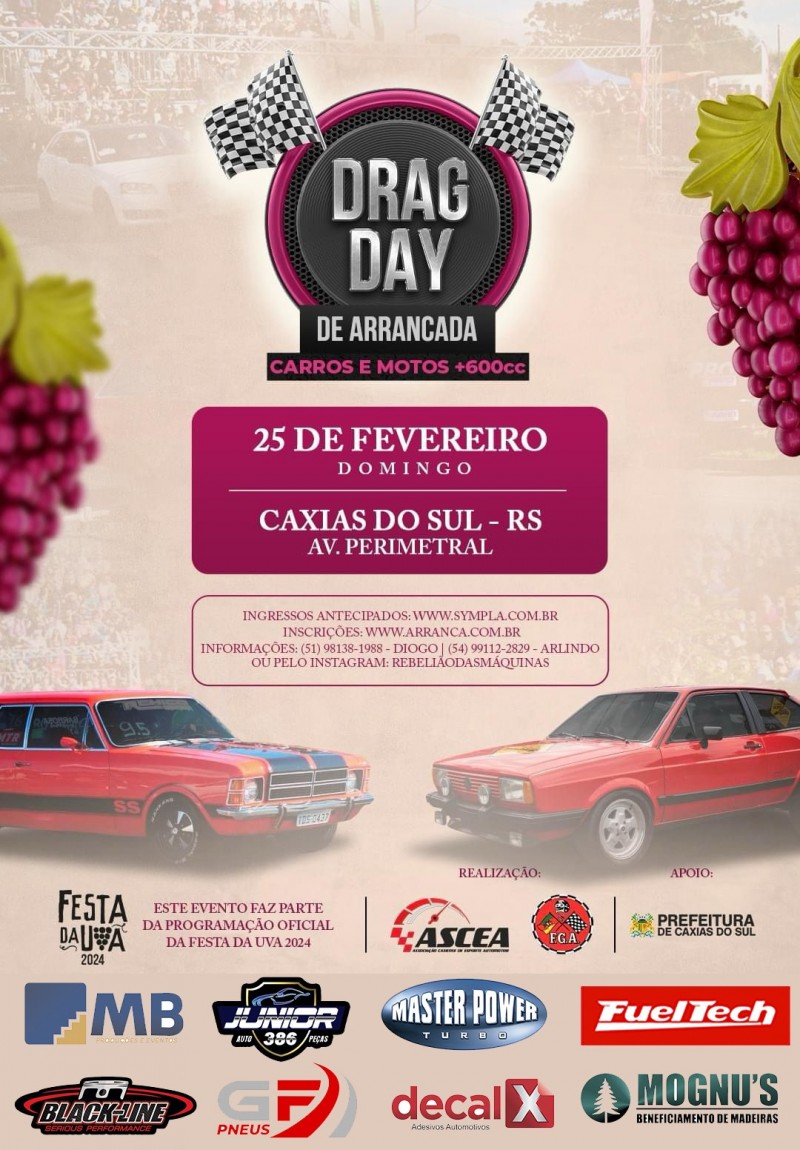 Drag Day de Arrancada - Caxias do Sul - 2024 - 25/02/2024 - Caxias do Sul/RS